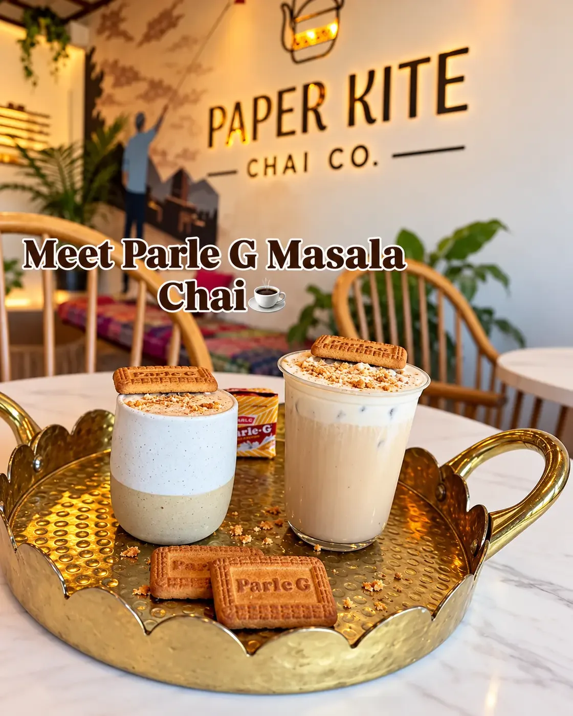 Handcrafted chai and Paper Kite moments